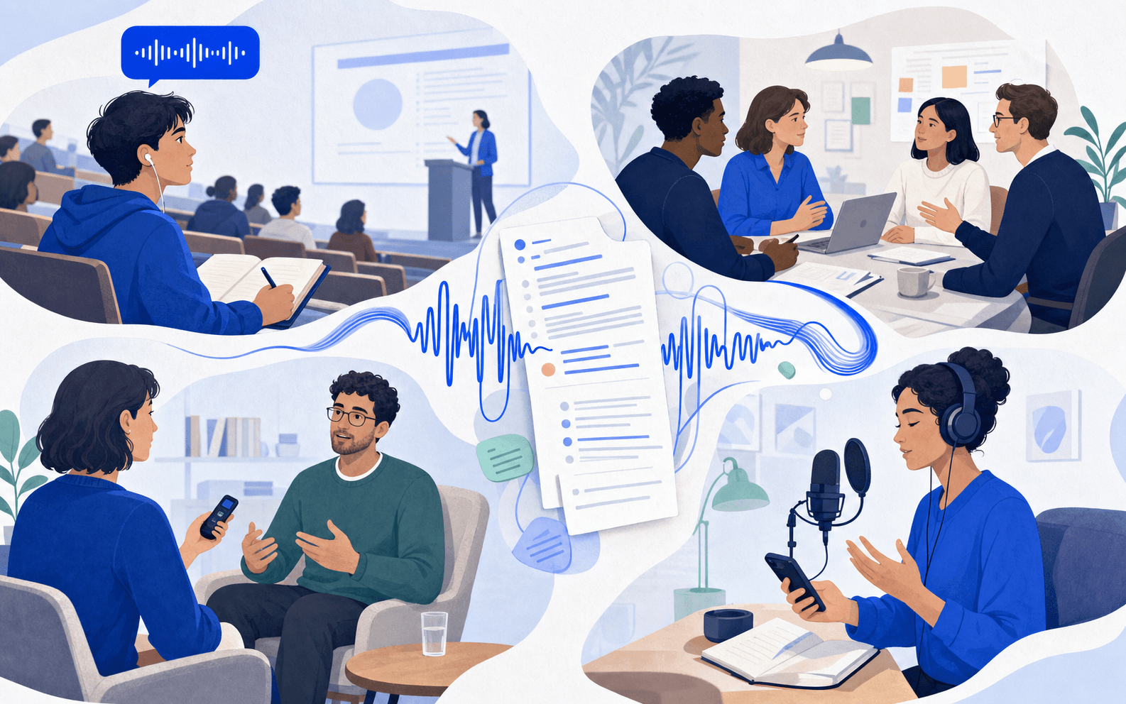 Students, teams, researchers, and creators using MicNoter